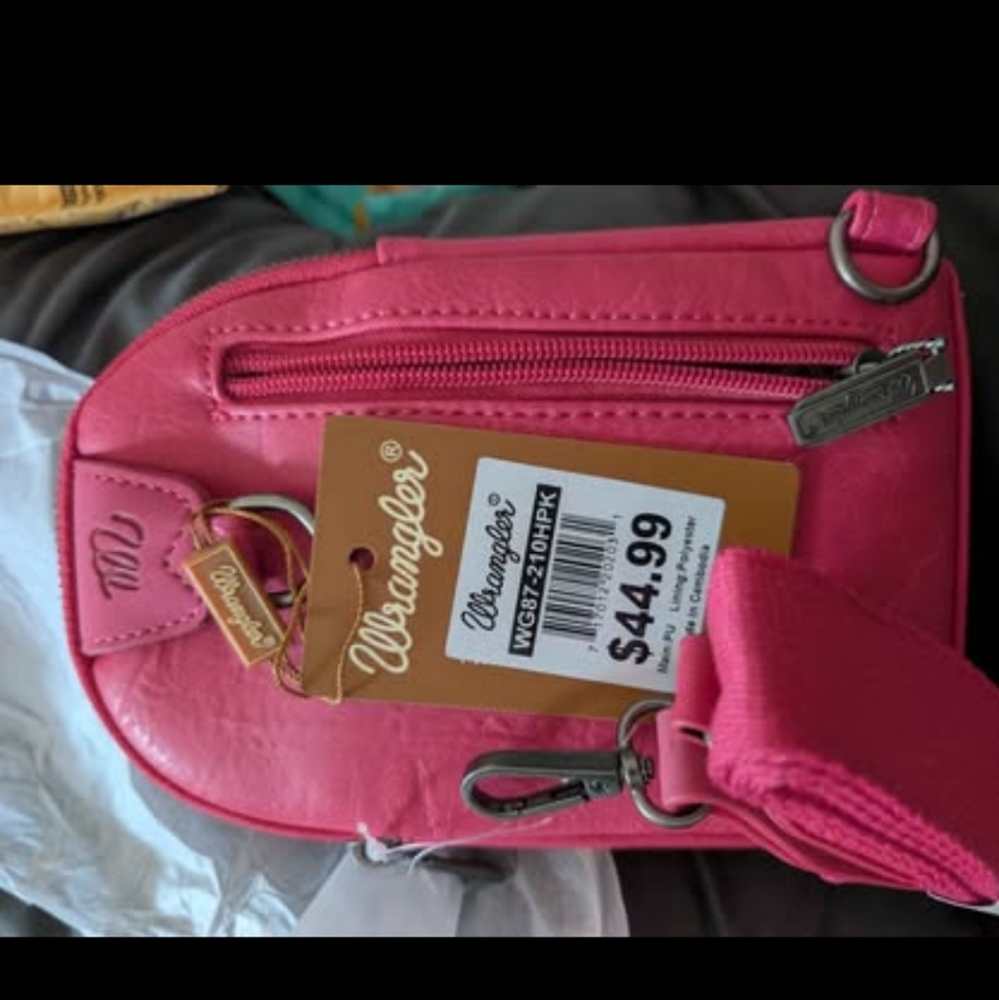 Montana West Wrangler Pink Crossbody Bag
